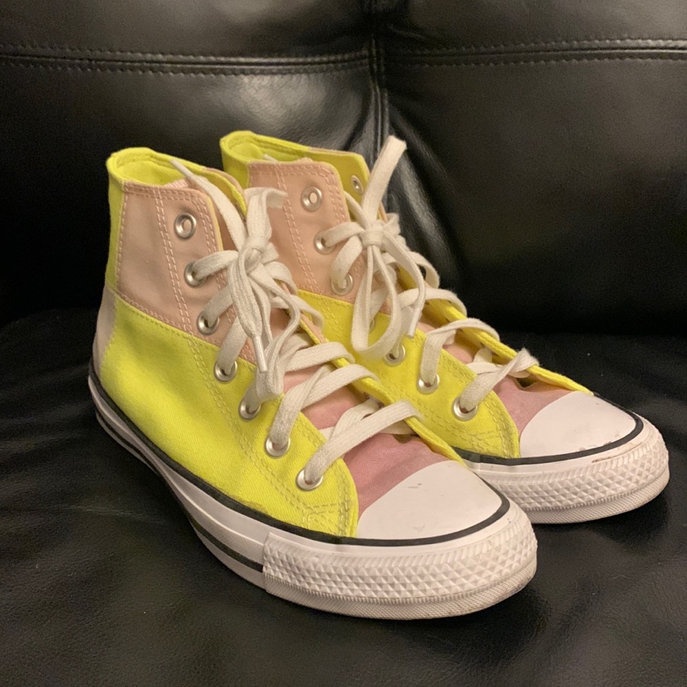 UV activated converse high tops